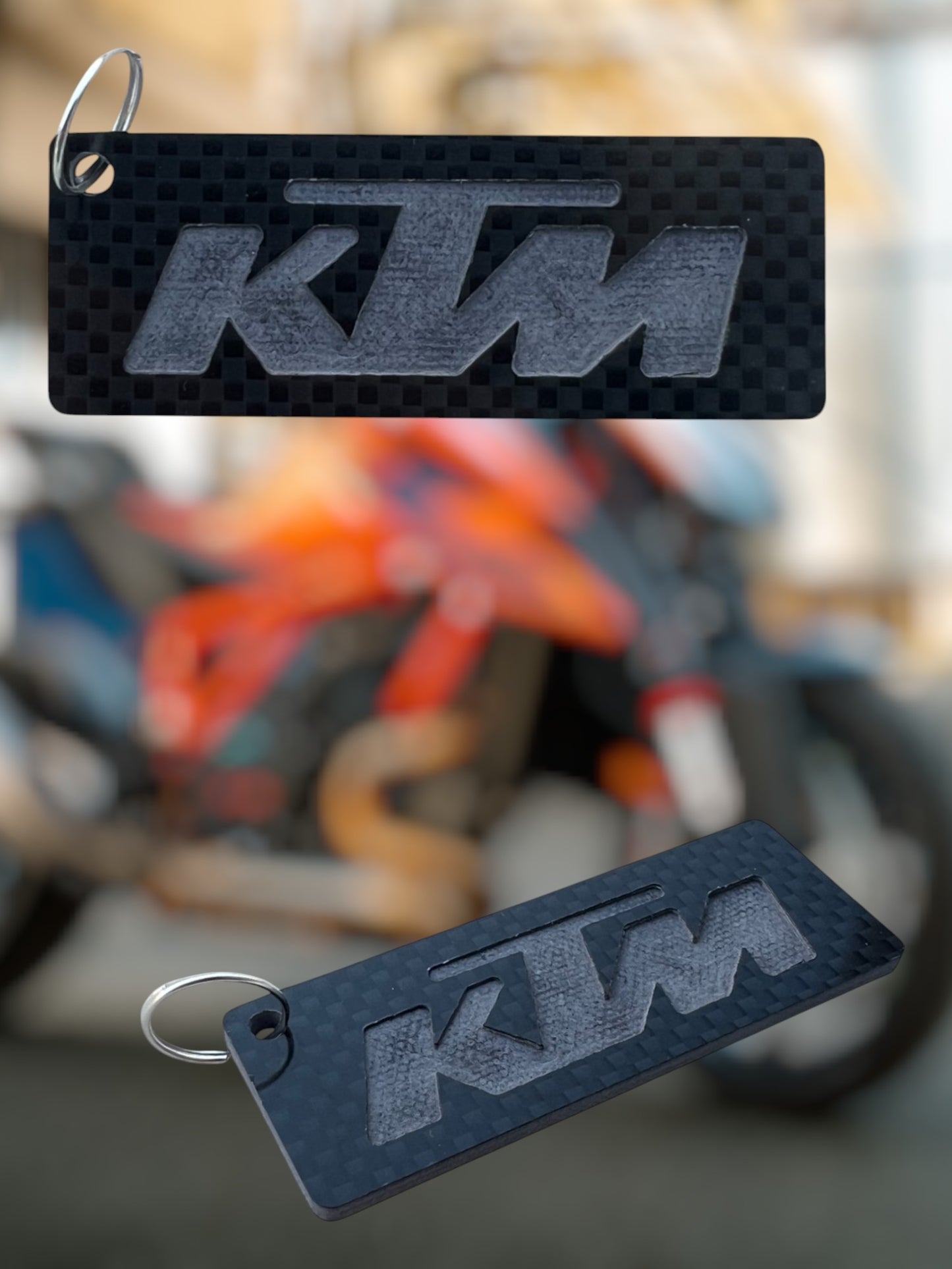 PORTACHIAVI IN FIBRA DI CARBONIO KTM